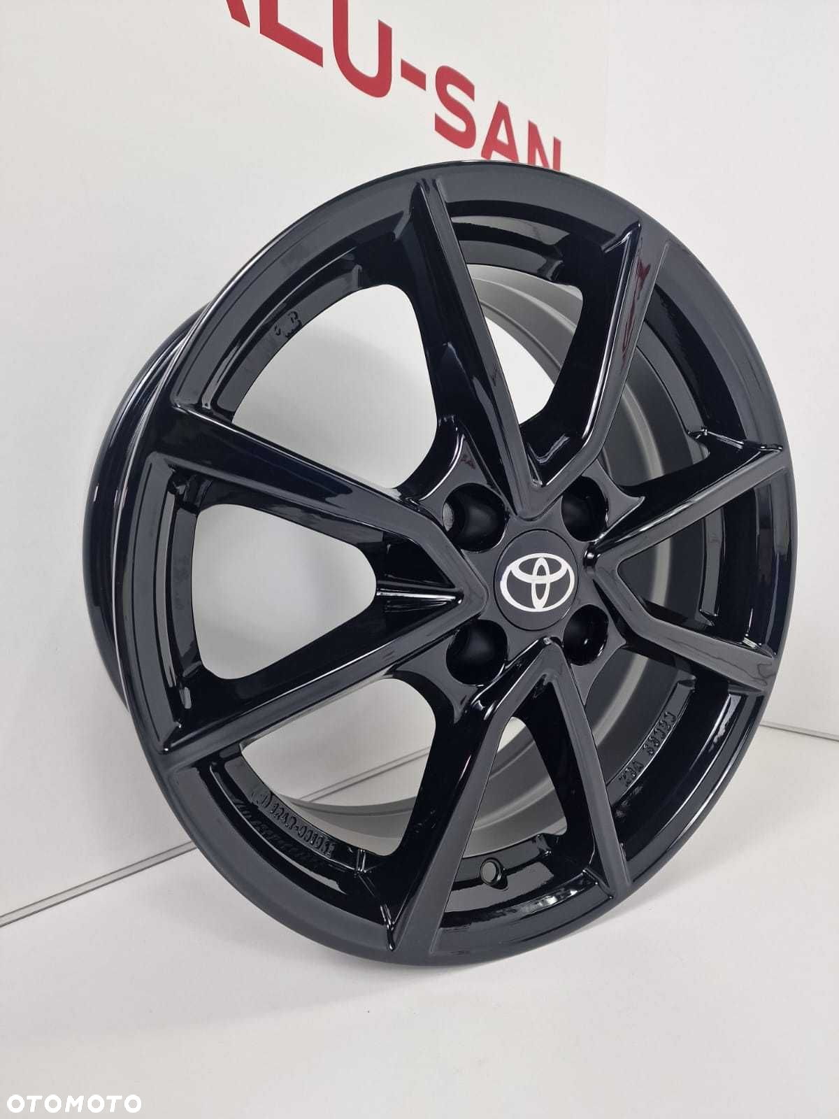 NOWE alufelgi TOYOTA 16" 4x100 AYGO COROLLA MR2 YARIS - Czarny Połysk - 2