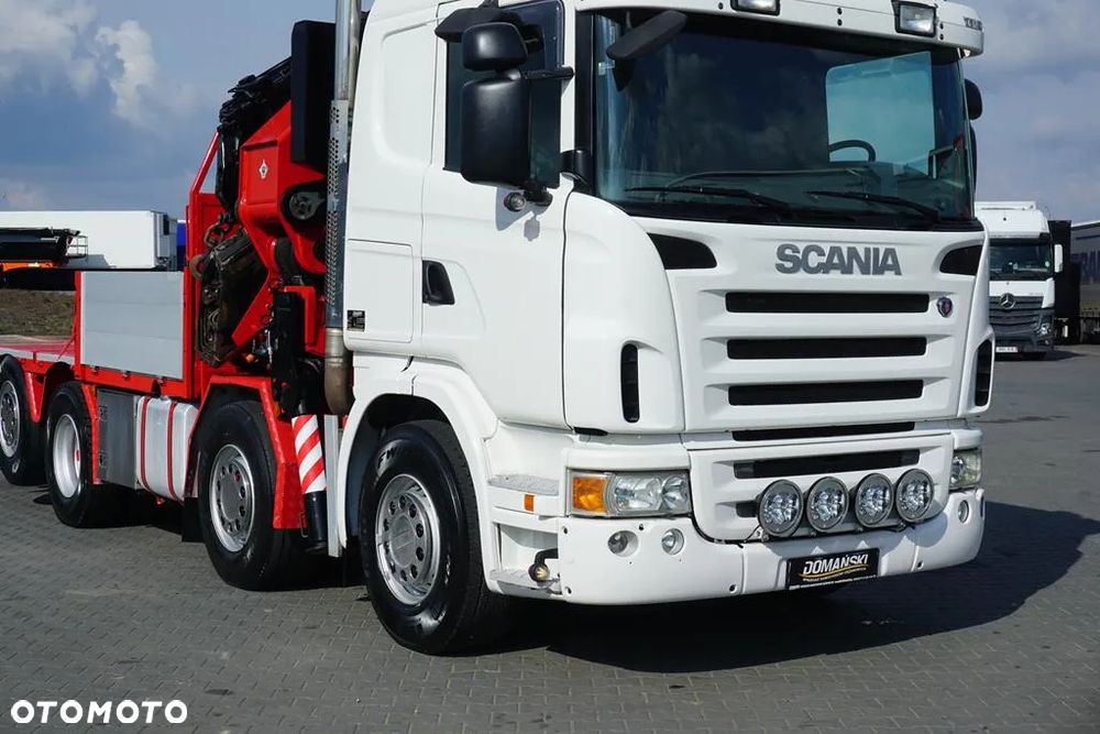 Scania G 480 / 8 X 2 / SKRZYNIOWY + HDS / HMF THOR - O K6 + JIB FJ 2000 K6 / WYSIĘG 33,5 M - 37