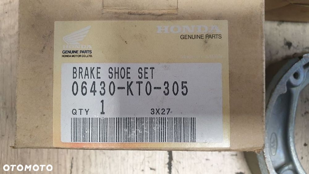 Szczęki hamulcowe Honda XR200R XR600R XL125S MT125  06430-KT0-305 - 2
