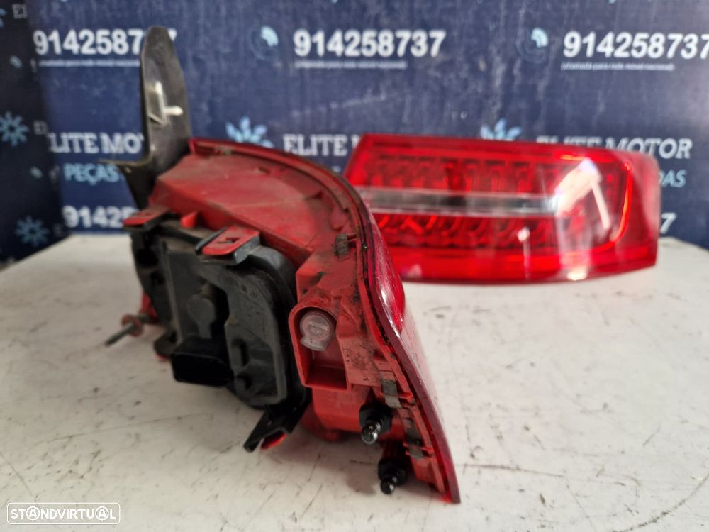 Farolins usados AUDI A6 C6 FACELIFT LED SEDAN CARRO farolim - 6