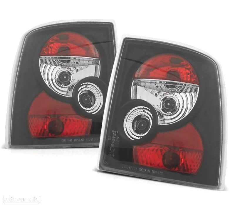 CONJUNTO DE FAROLINS OPEL VECTRA A 88-95 PRETO LEX - 1