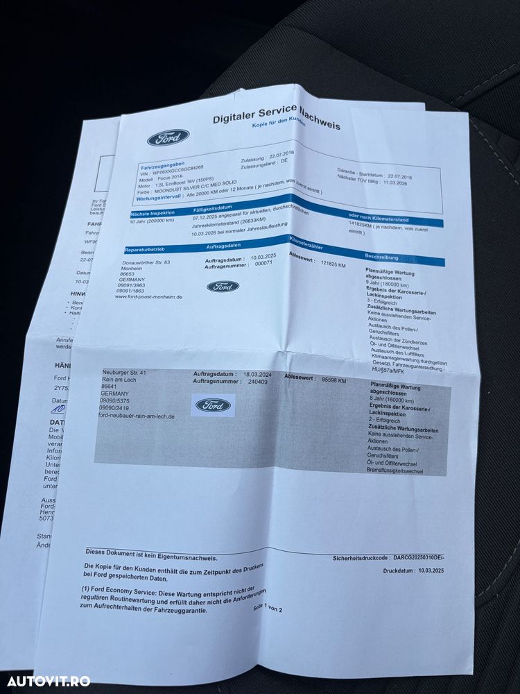 Ford Focus 1.5 EcoBoost Titanium - 2