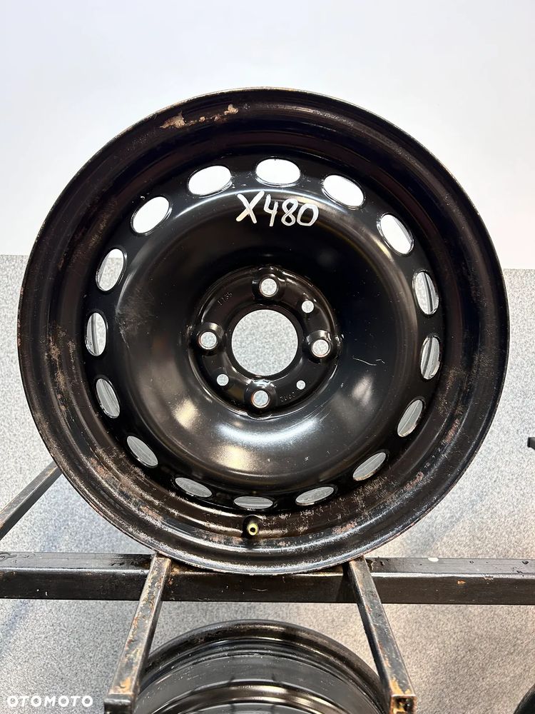 4 FELGI STAL. FIAT 500, PUNTO, IDEA, DOBLO, FORD KA  14'' 5,5J ET35 - 2