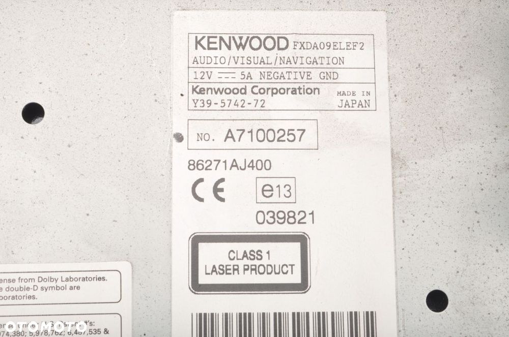 SUBARU LEGACY V NAWIGACJA DVD PANEL DEKOR - 6