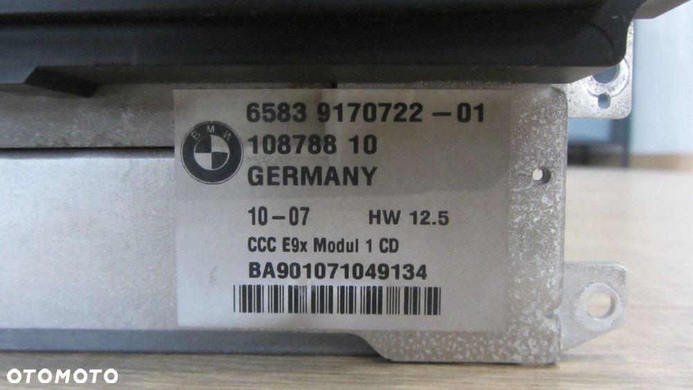 BMW 3 E91 E90 CCC DVD CZYTNIK NAWIGACJA RADIO 65839170722 65839159042 - 4