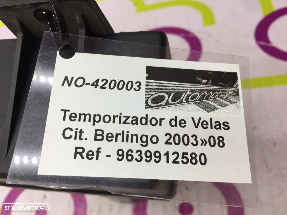 Módulo Temporizador de Velas Citroën Berlingo de 2004 - Ref: 9639912580 - NO420003 - 3