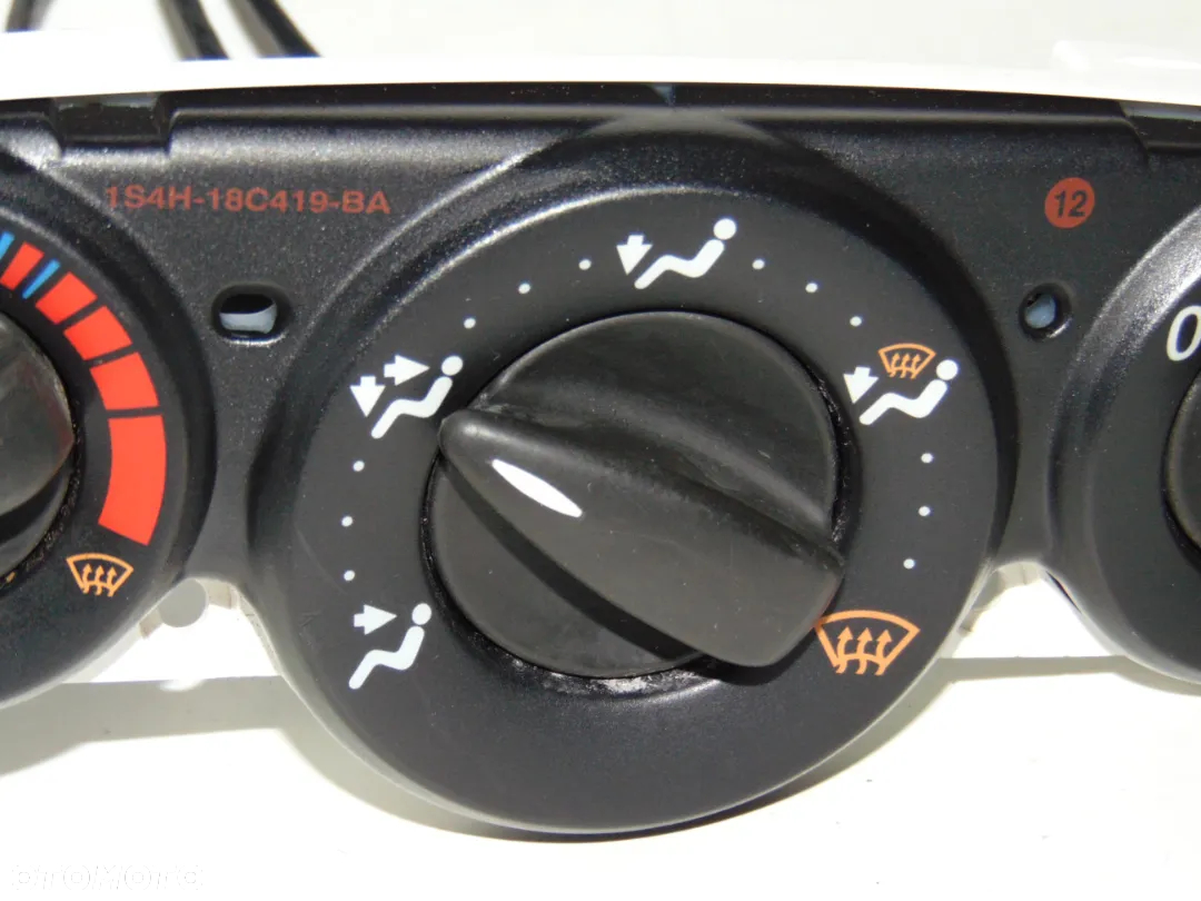 ORYGINAŁ panel nawiewu nadmuchu powietrza ogrzewania przełącznik linki linka 1S4H-18C419-BA Ford Focus MK1 FL lift 01-05r - 4