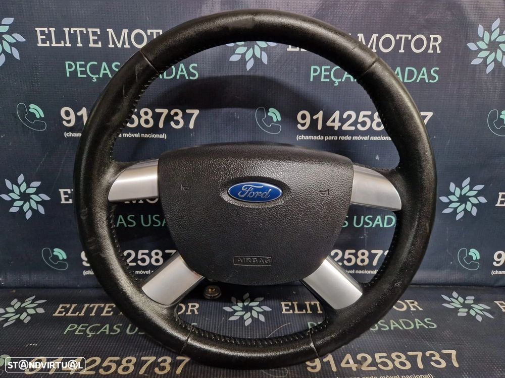 Volante usado pele com airbag FORD C-MAX CMAX - 3