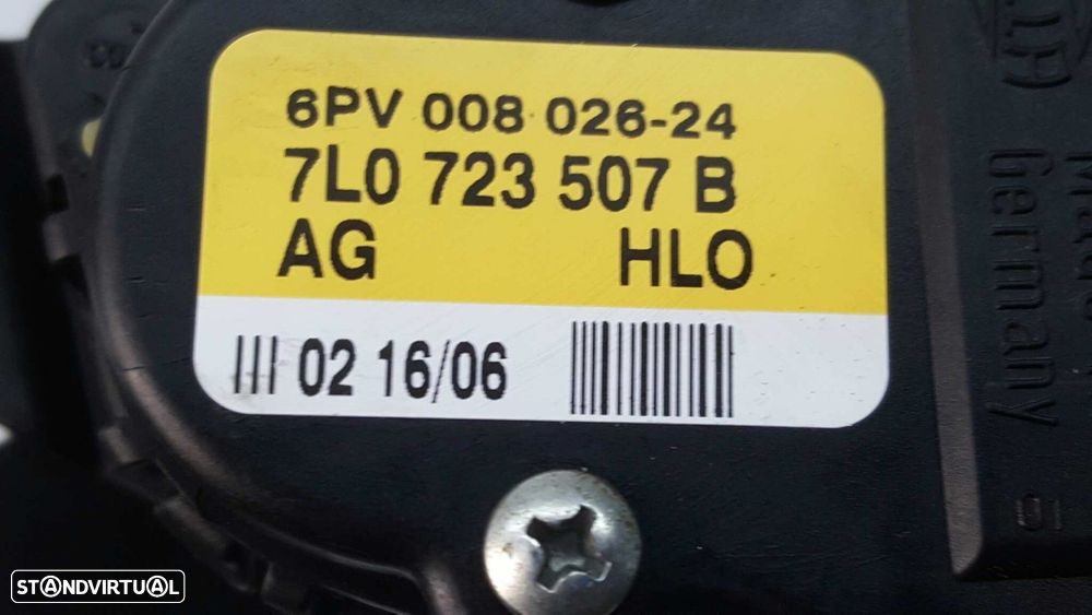 POTENCIÓMETRO PEDAL ACELERADOR VOLKSWAGEN TOUAREG (7LA) V6 - 9