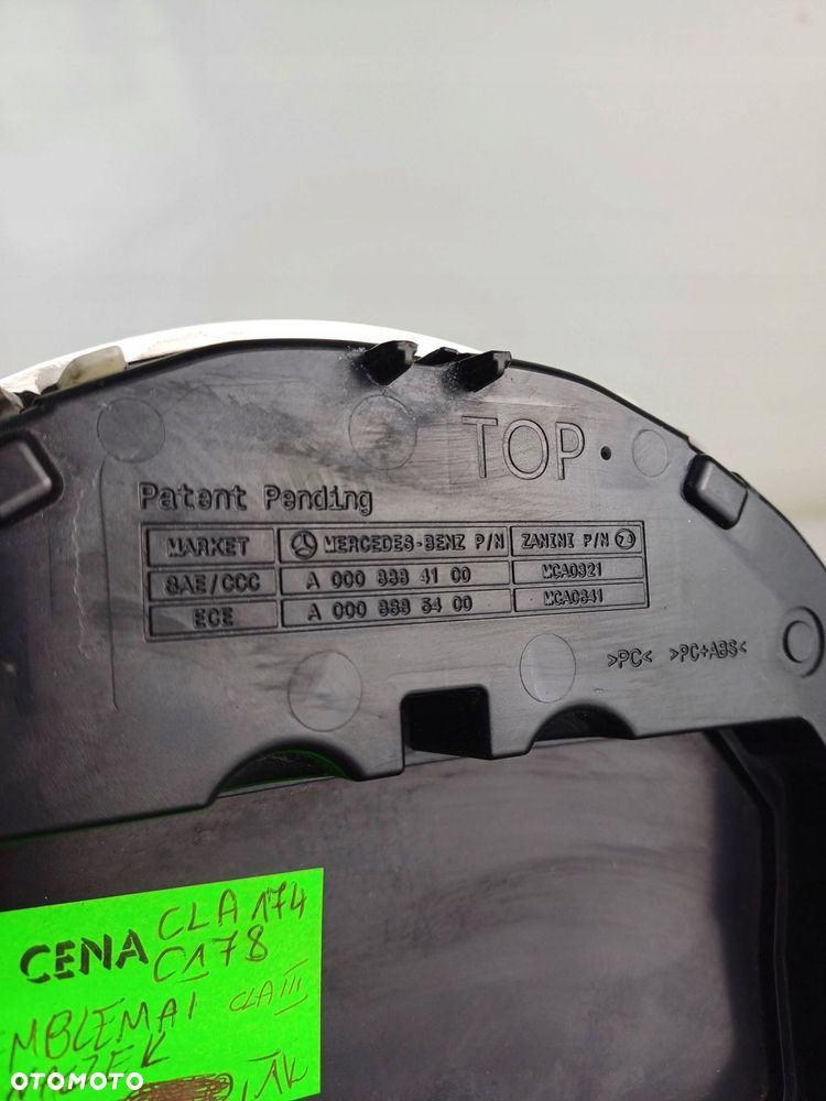emblemat zderzaka przód znaczek przedni cla iii w174 w178 25- a0008885400 - 8