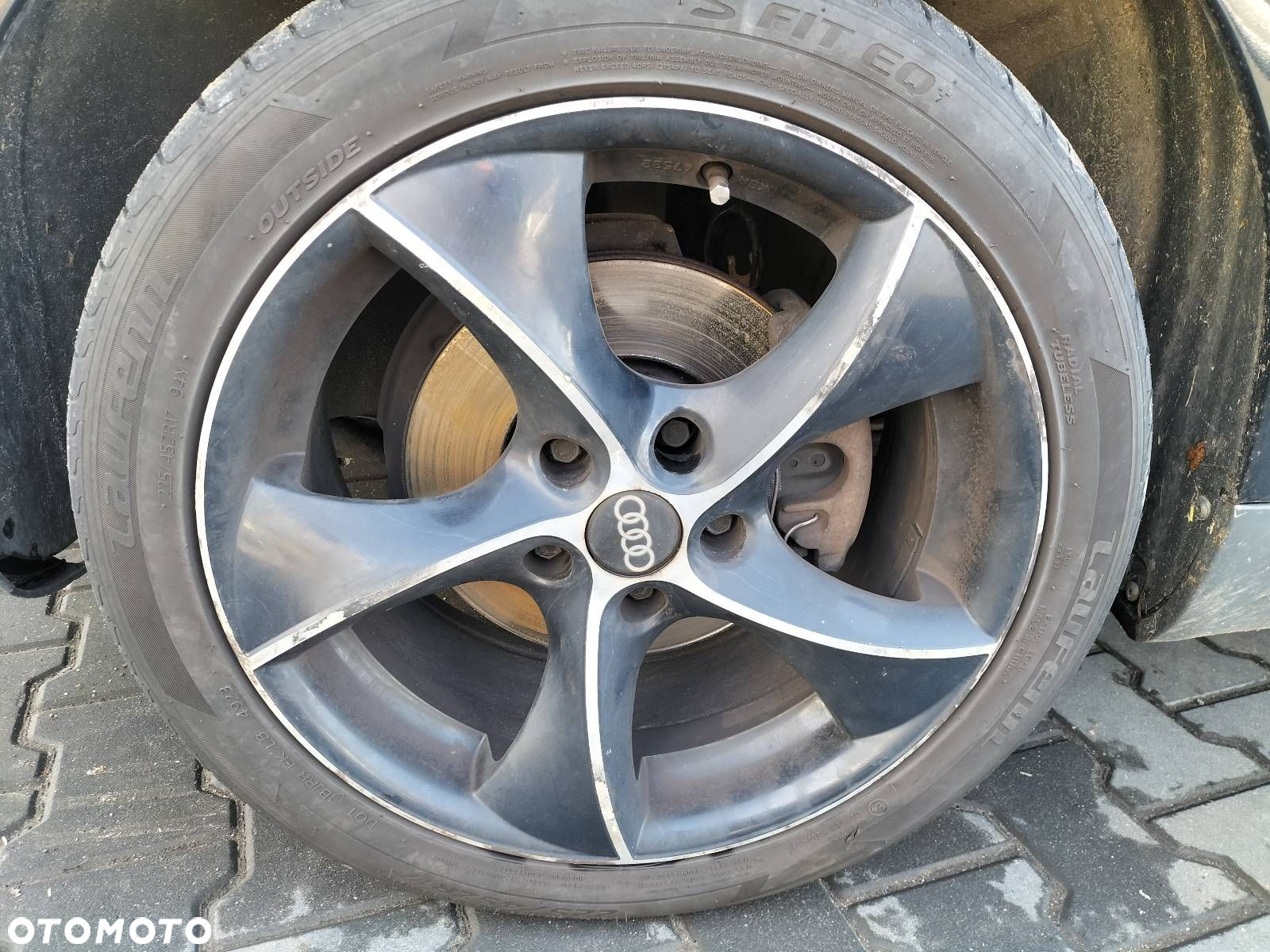 FELGI ALUMINIOWE 4SZT 5x112 8Jx17 ET35 FI57,1 AUDI A4 B6 KBA47533 - 4