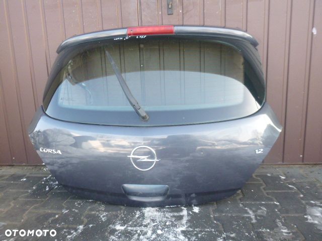 KLAPA TYŁ TYLNA OPEL CORSA D KOMPLETNA Z168 3D - 3