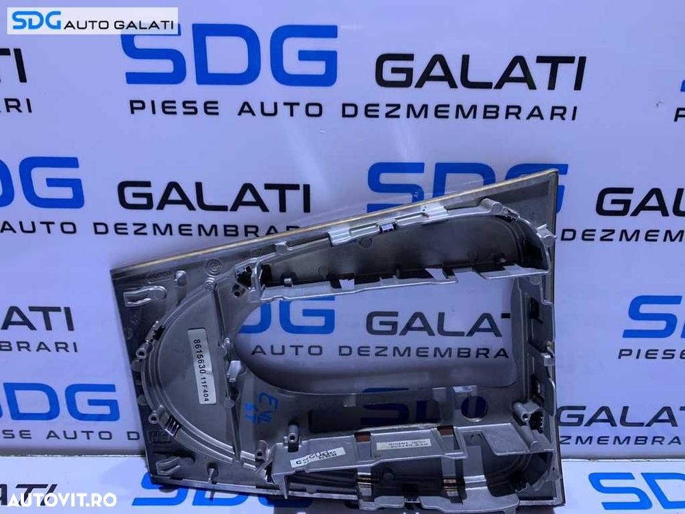 Ornament Grila Rama Imitatie Lemn Mahon Maneta Schimbator Viteze Cutie Automata Mercedes Benz W211 E Class 2002 - 2009 Cod A2116802336 - 4