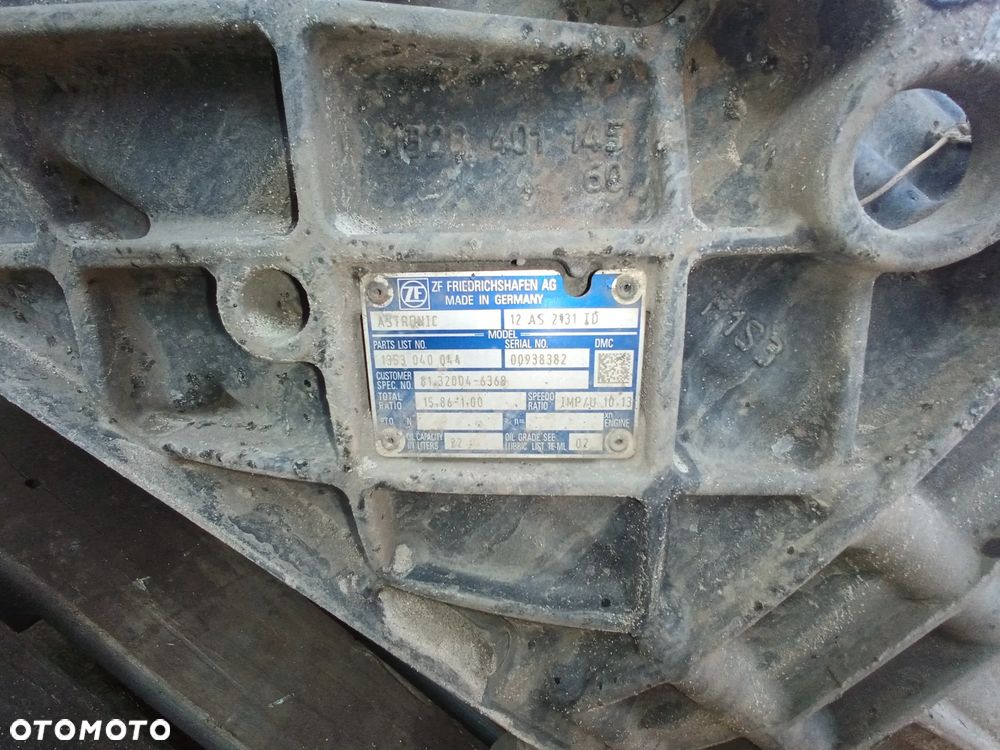 Skrzynia biegów automatyczna MAN tgx tgs 12as 2131 td retarder - 2