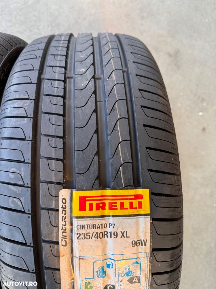 Vând 4 anvelope 235/40/19 Pirelli de vară noi - 3