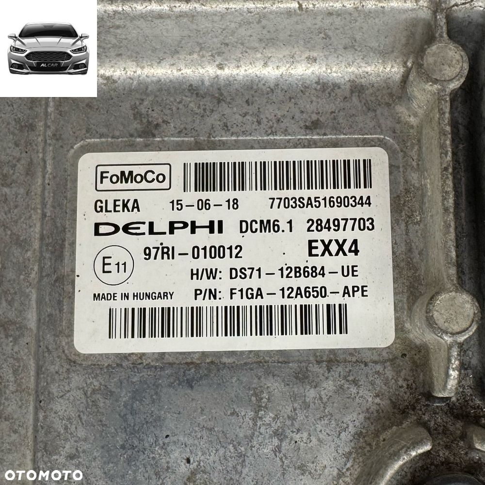 STEROWNIK SILNIKA FORD MONDEO MK5 2.0 TDCI EURO 6 F1GA-12A650-APE - 2
