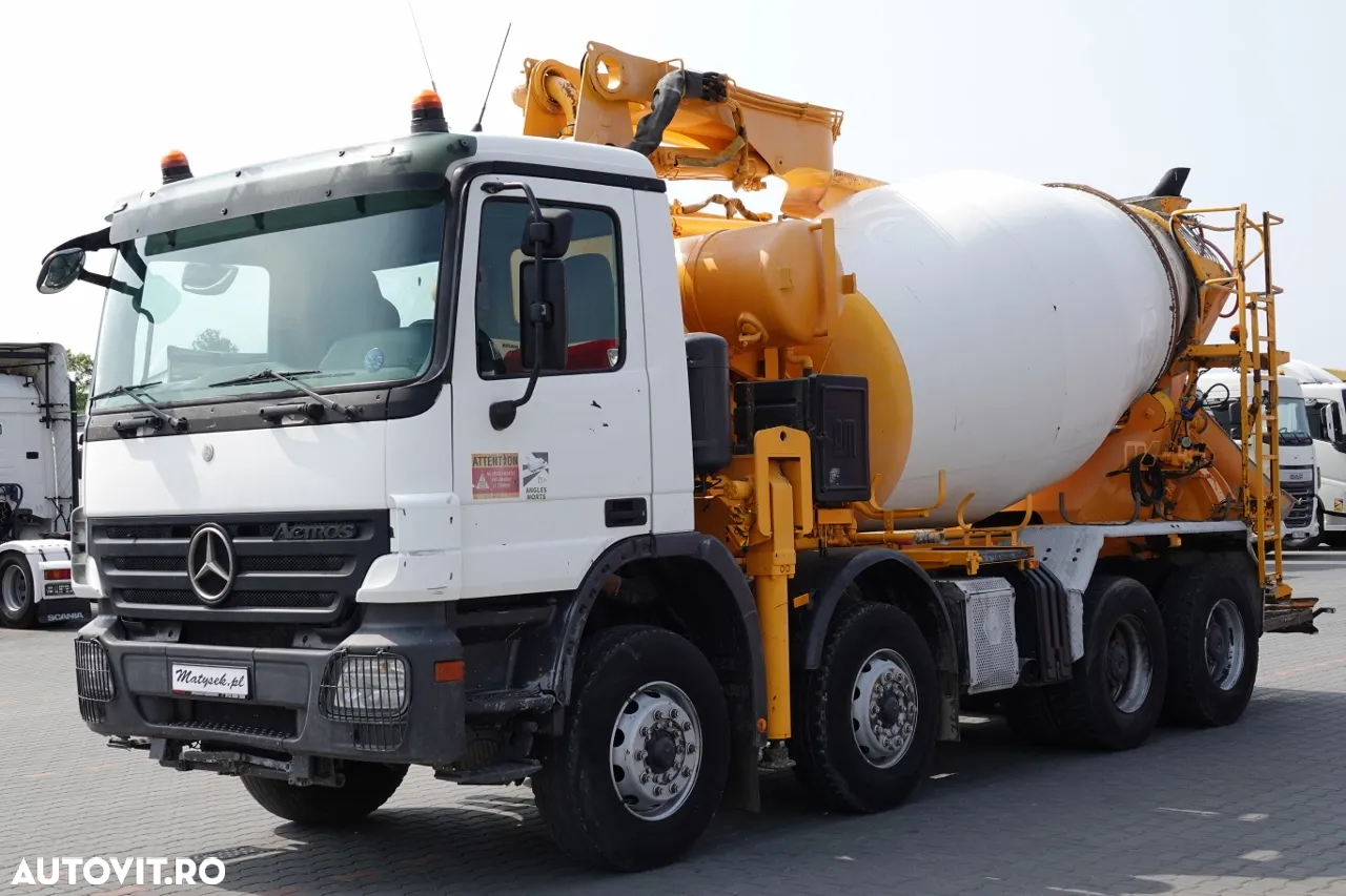 Mercedes-Benz ACTROS 3241 / CAMION POMPĂ / BETONĂ + POMPĂ PUTZMEISTER 21 METRI / RADIO CONTROL - 5