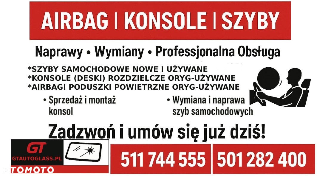 DESKA ROZDZIELCZA konsola kokpit pulpit poduszki airbag pasy KOMPLET  ORYGINALNYCorolla e21 KPL - 8