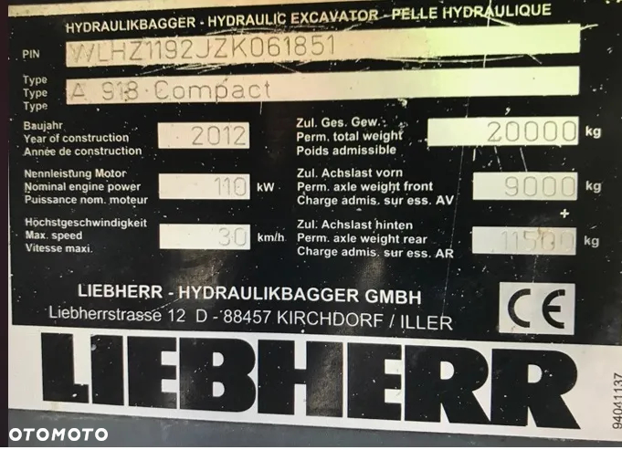 Liebherr A918 Compact - 23