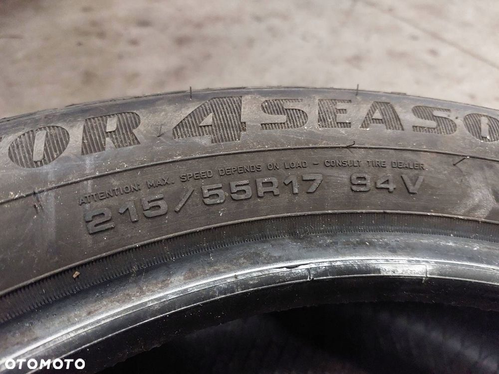 OPONA CAŁOROCZNA 1 SZT 215/55R17 2022R GOODYEAR VECTOR 4SEASONS - 6