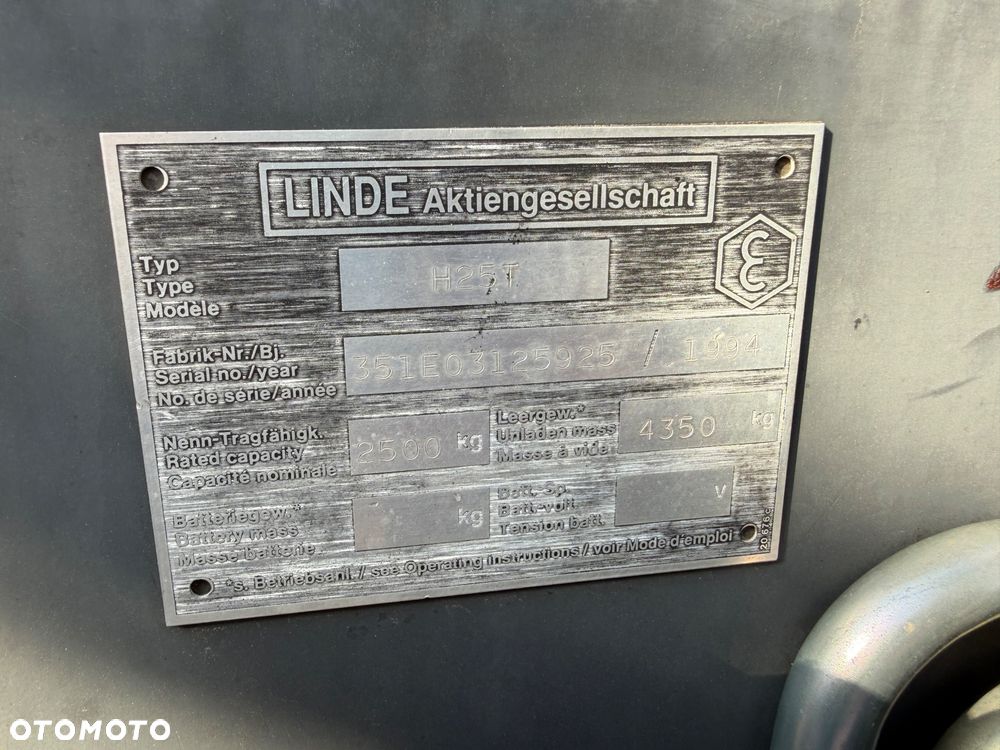Linde H25 - 9