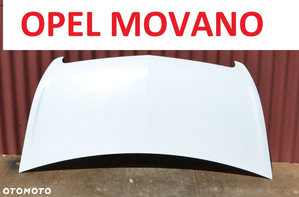 OPEL MOVANO III IV 2015-2021 Osłona Silnika Pod Silnik  Pokrywa Silnika Biała Zderzak przód Błotnik - 4