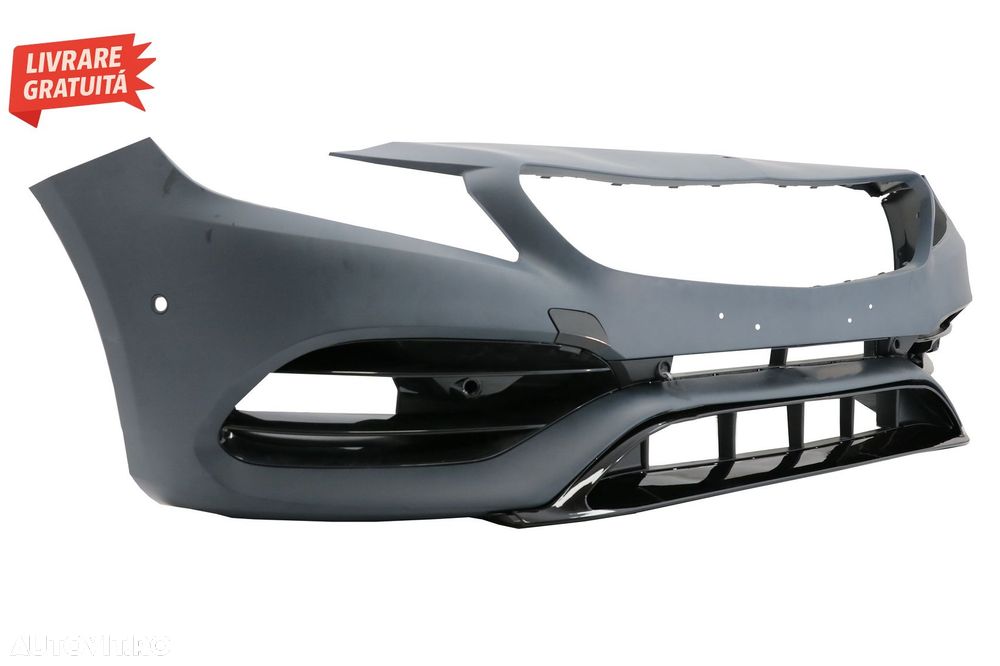 Bara Fata cu Stickere Laterale Gri Inchis Mercedes A-Class W176 (2012-2018) Faceli- livrare gratuita - 3