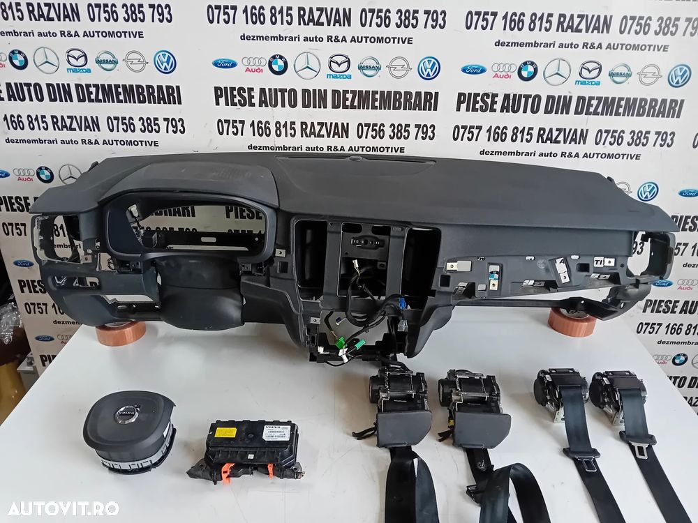 Plansa Bord Kit Airbag Complet Volvo S90 V90 2016-2020 Impecabile - 7