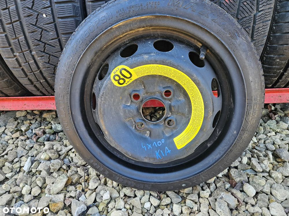 Koło Dojazdowe Kia Picanto  4x100 14 Cali T105/17/14 - 1