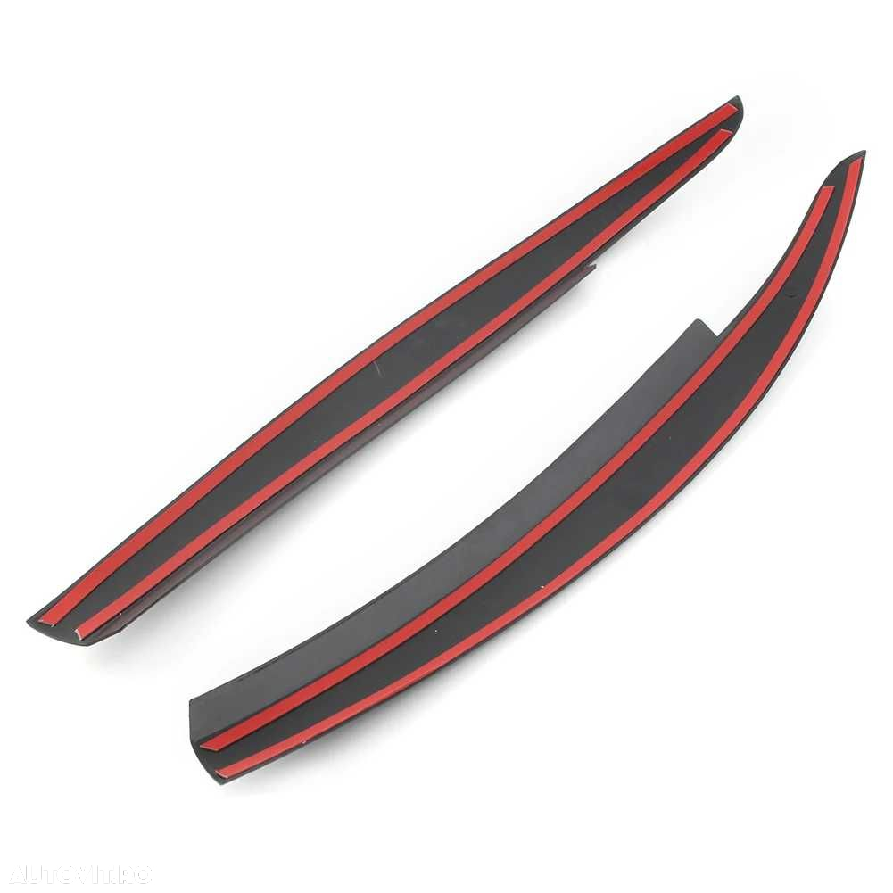 Set Pleoape Faruri Far Volkswagen VW Scirocco 2009-2017, Negru Lucios - 6