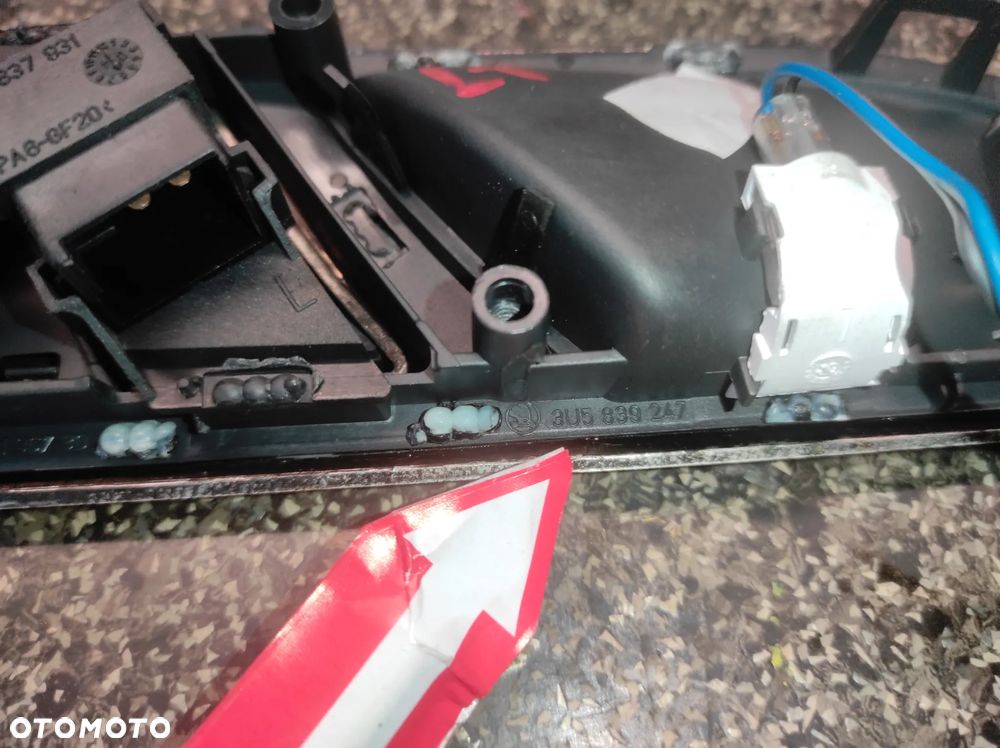 KLAMKA TYLNIA LEWA SKODA SUPERB 1 3U0837931 3U0839247 WYSYŁKA !!!!! - 4