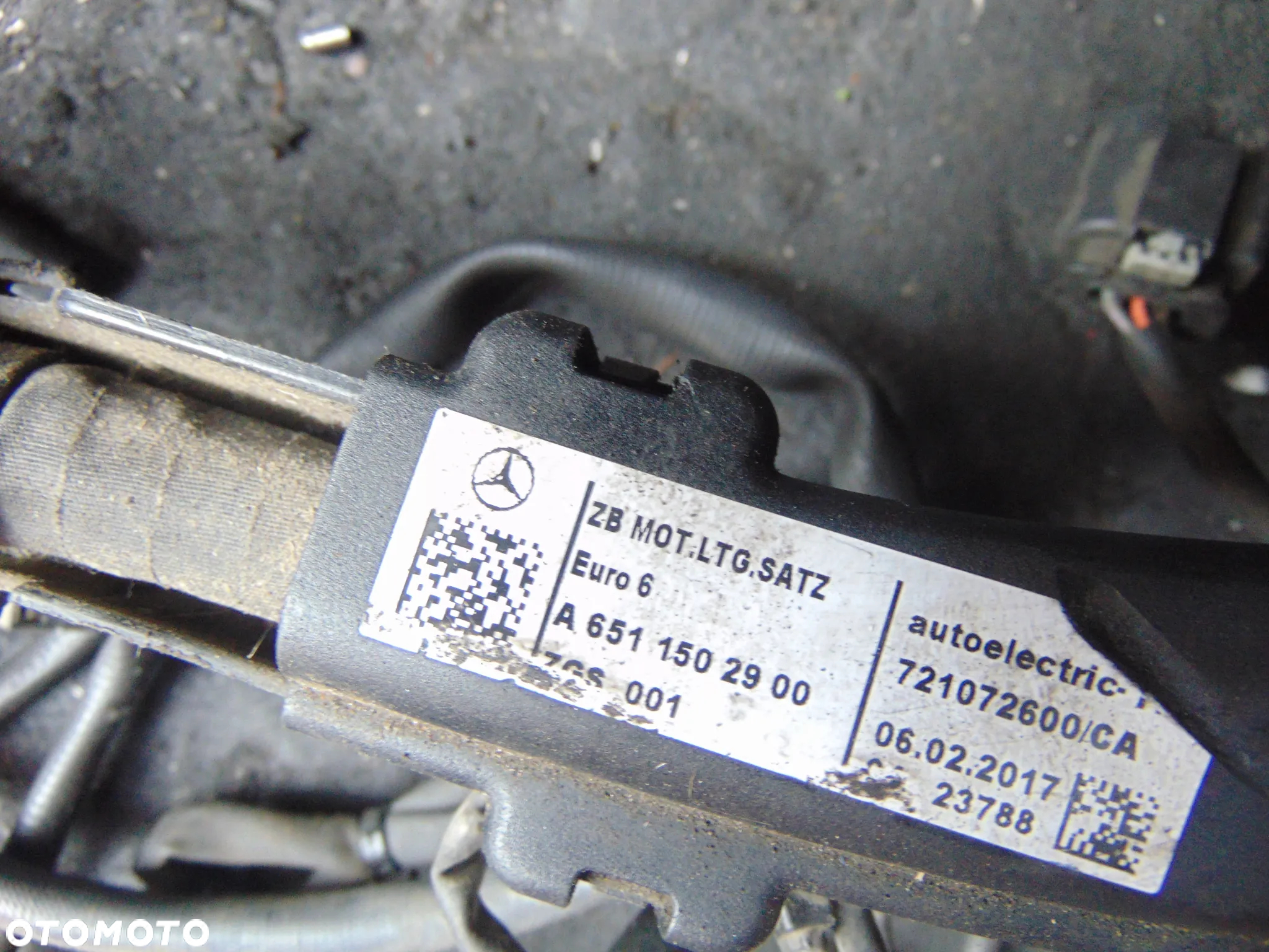 Wiązka Silnika mercedes sprinter 314 2,2 CDI A651 - 9