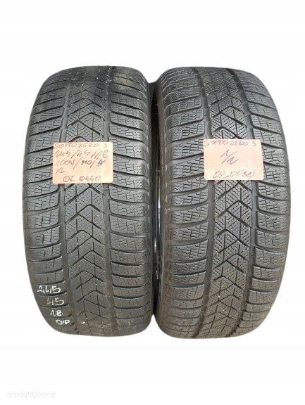 Pirelli Winter SottoZero 3 245 45 18 100 V, rant , XL  - BMW, MO 2szt - 1