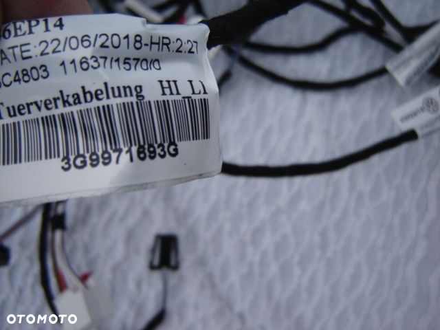 VW PASSAT B8 WIĄZKA ELEKTRYCZNA DRZWI 3G9971693 G - 2