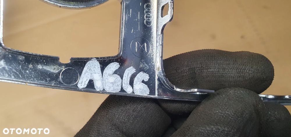 Ramka dekor tunelu zmiany biegów chrom Audi A6 C6 4F0864260A - 7