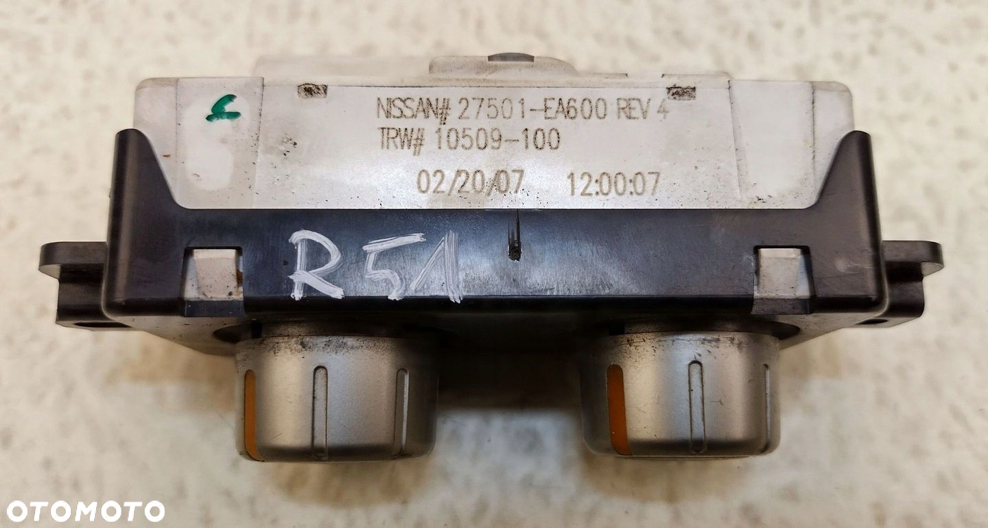 NISSAN PATHFINDER R51 05-10 PANEL NAWIEWU KANAPY TYLNEJ 27501-EA600 - 5