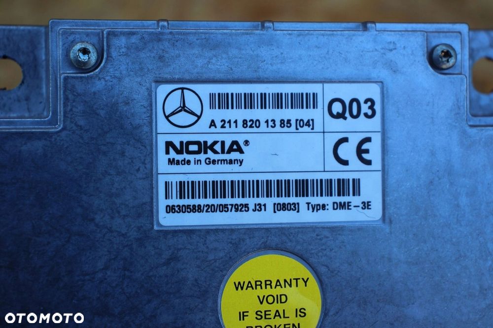 Moduł telefonu NOKIA mercedes w211 2118201385 - 2