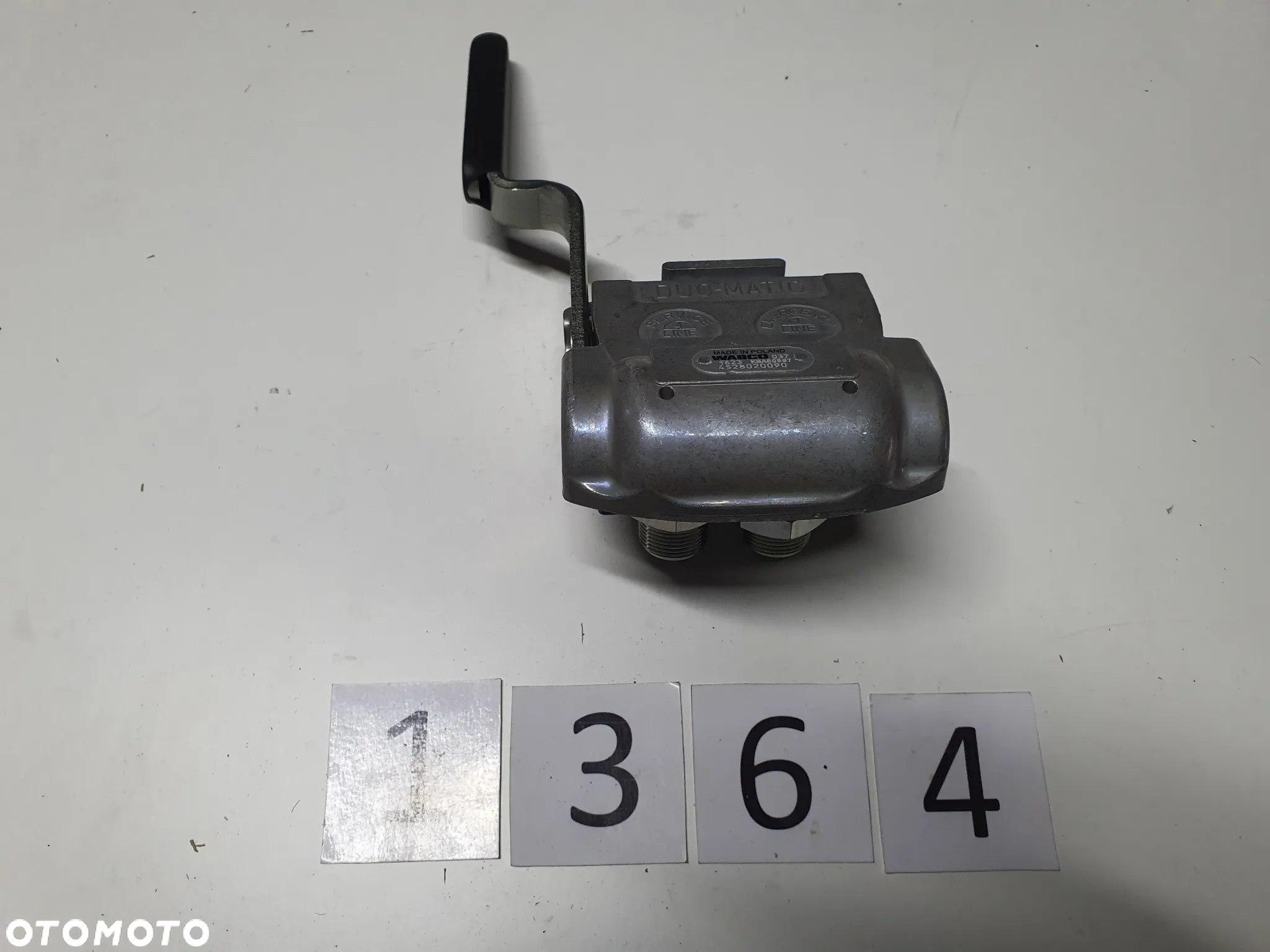 Złącze pneumatyczne, szybkosprzęg Duomatic, WABCO 4528020090 - 2