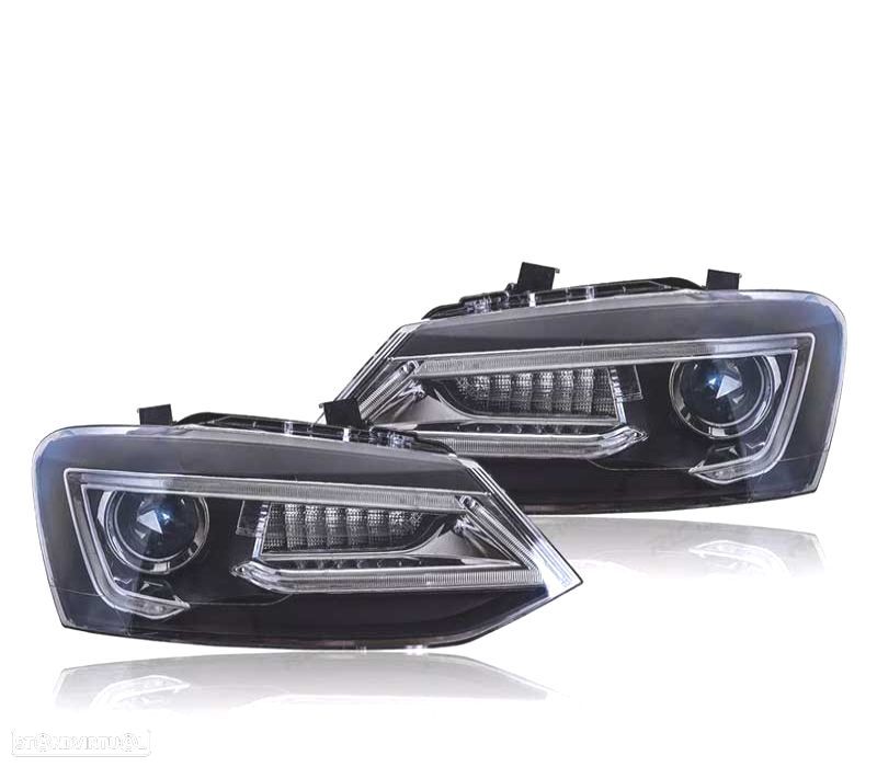 FARÓIS VOLKSWAGEN VW POLO 6R 09-17 LED LIGHT BAR DEVIL EYE - 7