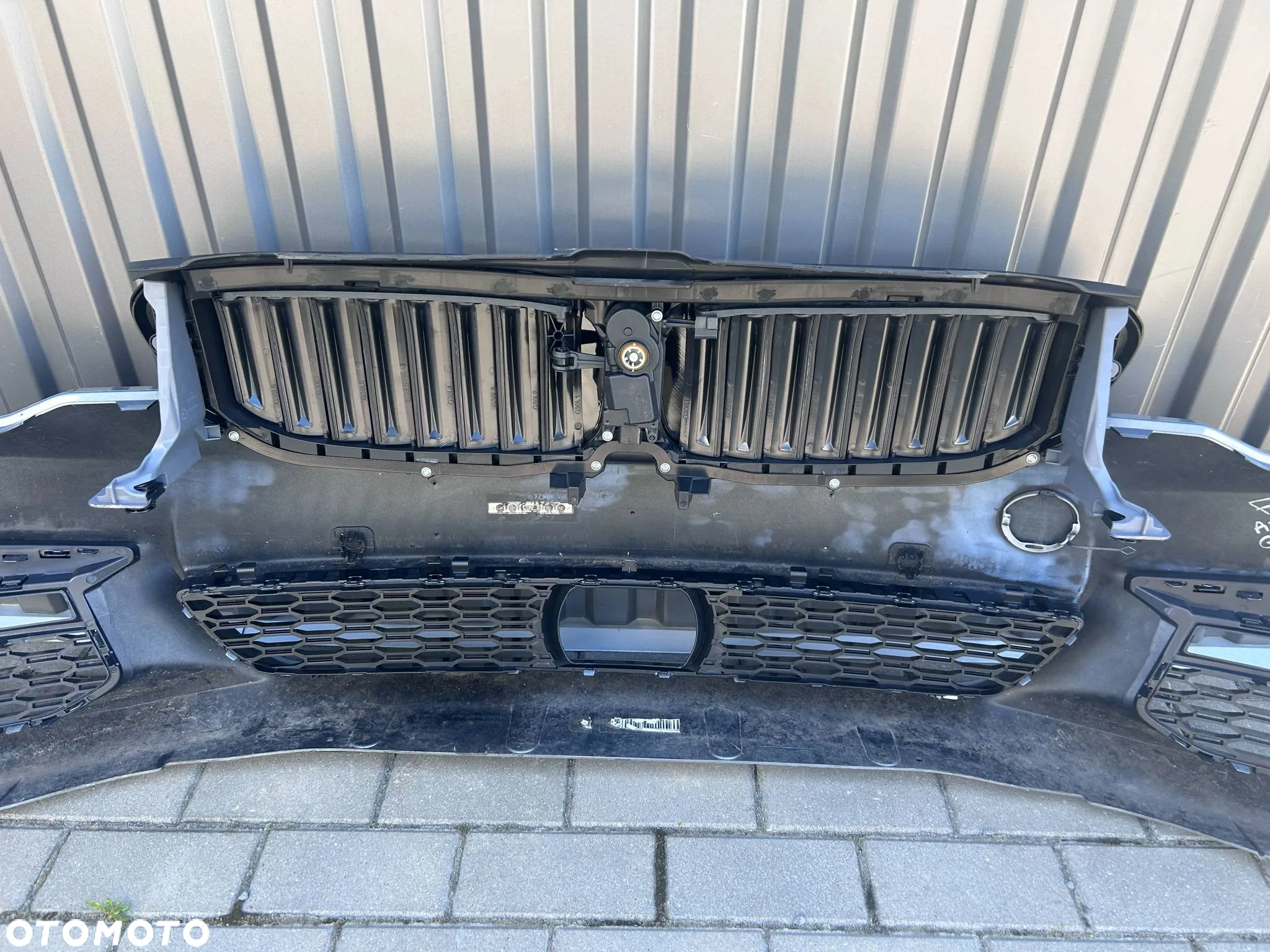 BMW 5 G30 M-Pakiet Zderzak Przód Przedni 6xPDC Radar Frozen Arctic Gray 490 - 7