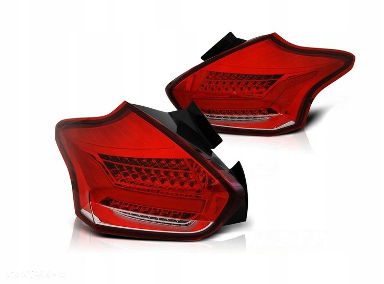 Lampy tyl Dynamic Red Ford Focus III mk3 Lift 14- - 2