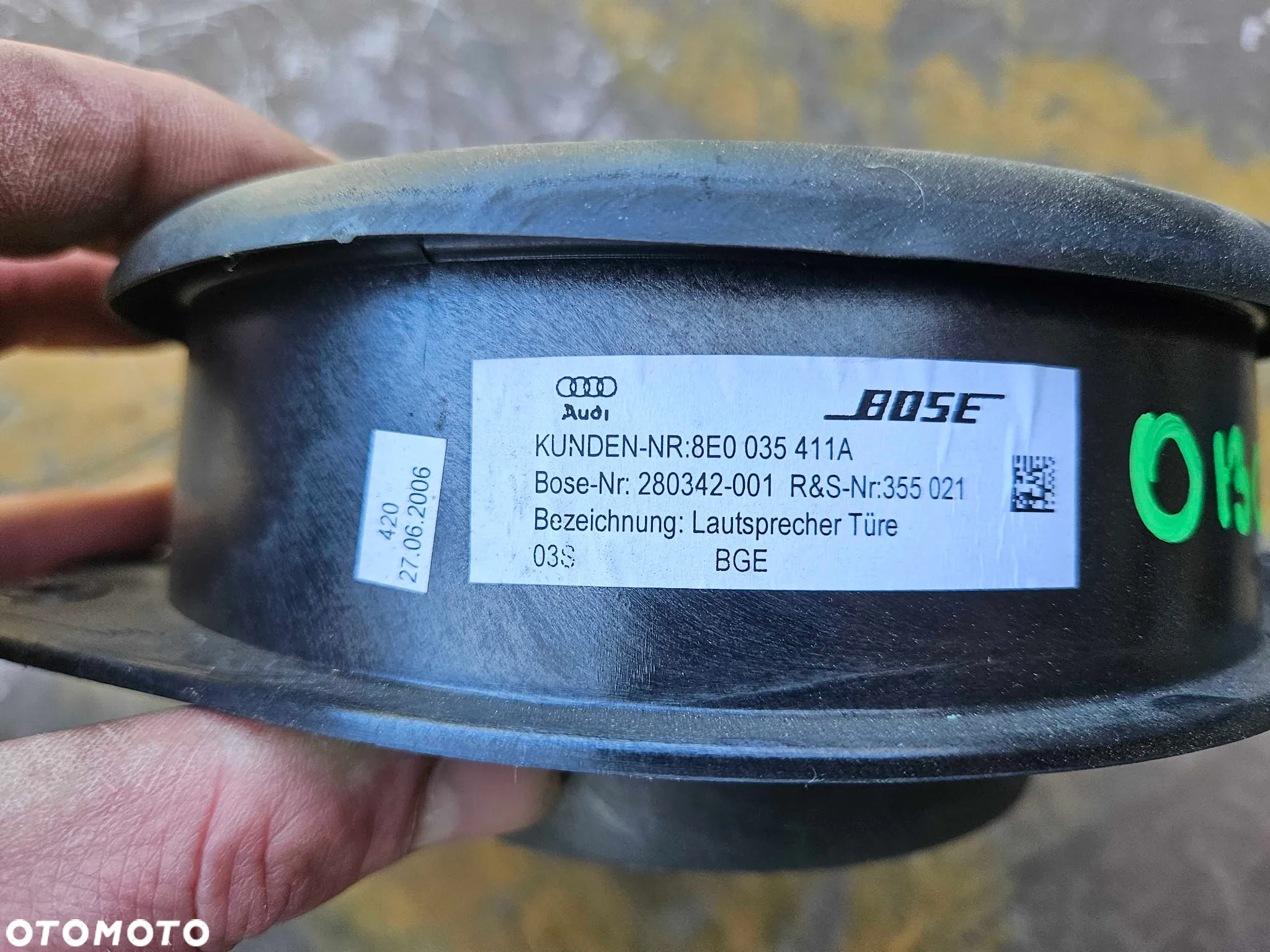 Głośnik 8E0035411A BOSE Drzwi Lewy Prawy Audi A4 B6 B7 A3 8P Seat Exeo - 9