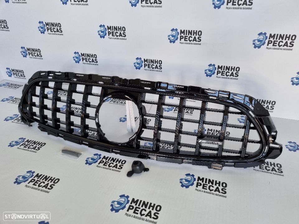 Grelha Mercedes Class E (W213) Facelift GTR Full Black - 4