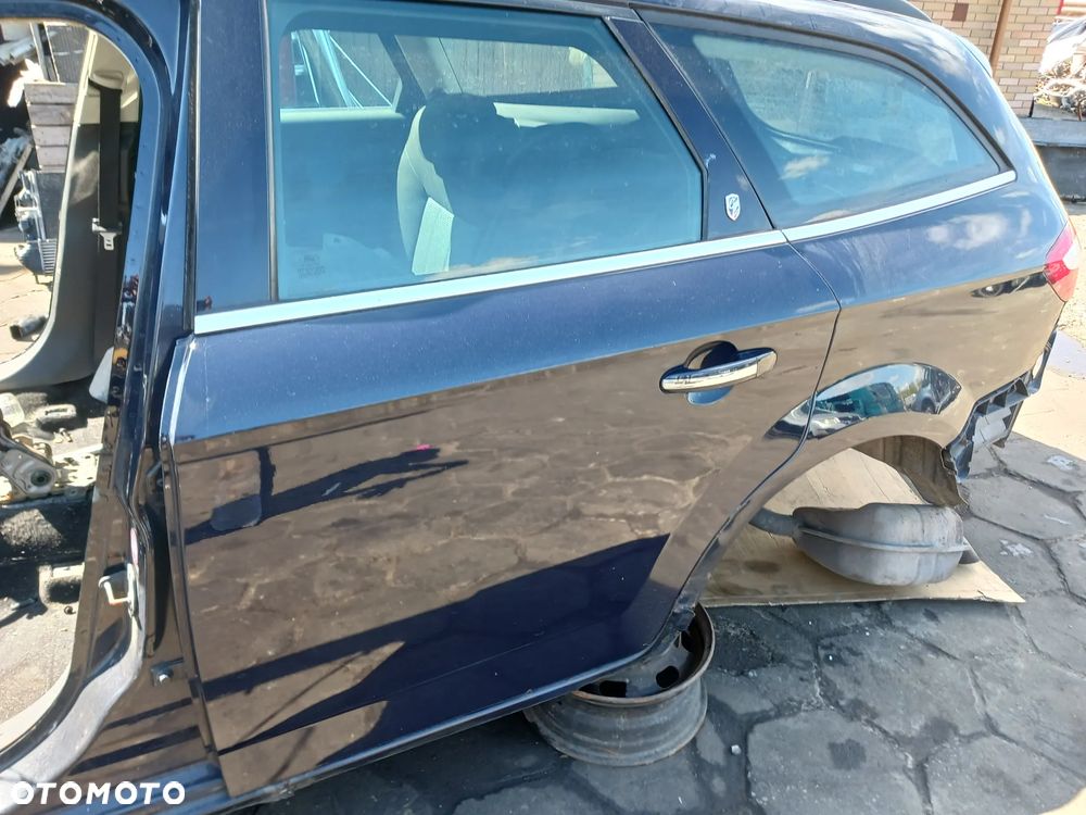 Ford Mondeo MK4 IV 07-14 GHIA Kombi kolor V6 niebieskie granatowe Drzwi tył tylne prawe prawy lewy lewe - 2