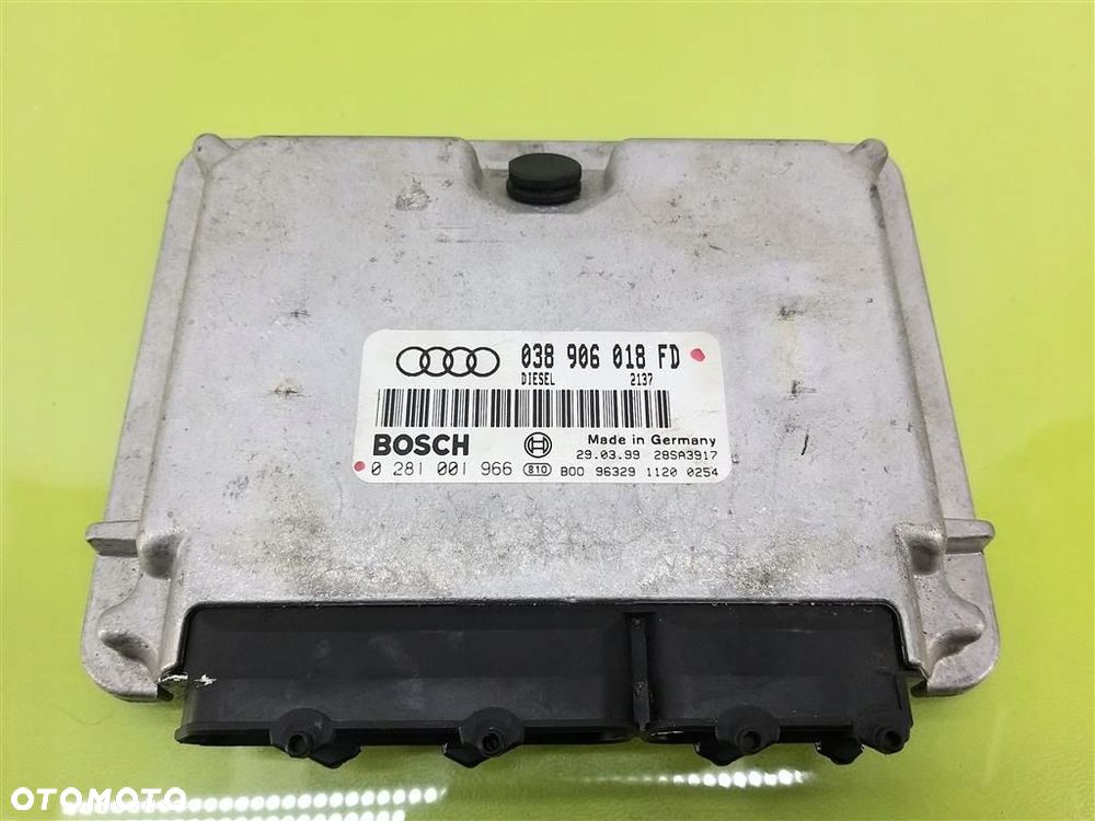 Komputer sterownik silnika Audi A4 B5 1995-2001 1,9 TDI 038906018FD - 1