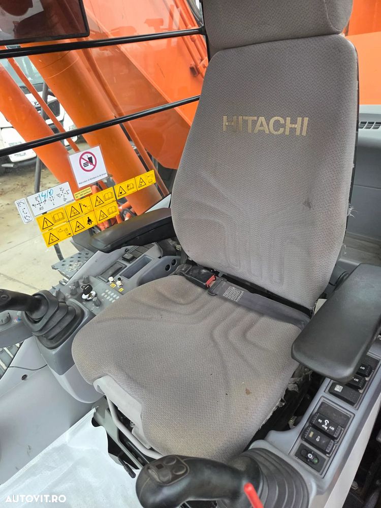 Hitachi GRAIFER deschidere 1,5m pe SENILE, cabina INALTIBILA, Masa operationala 20,3tone, LANT NOU, PAPUCI NOI, Gresare automata, Camera spate, 2017, 8.575h, cupla rapida, motor Isuzu 174CP, 3 pompe HITACHI, posibilitate leasing, STARE FOARTE BUNA-89.900 EUR - 24