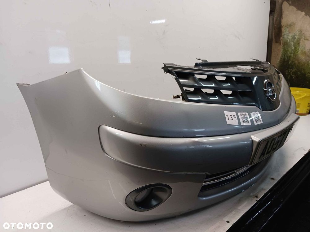 + ZDERZAK PRZÓD PRZEDNI NISSAN NOTE E11 KY0 KY0G SREBRNY HALOGENY - 2