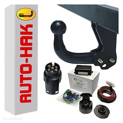 SKODA RAPID KOMBI SPACEBACK HAK HOLOWNICZY Z KULĄ ODKRĘCANA NA DWIE ŚRUBY+MODUŁ7P