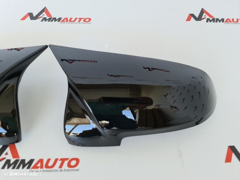 Capas De Espelho BMW Serie 5 F10 F11 F07 LCI Look M - 6