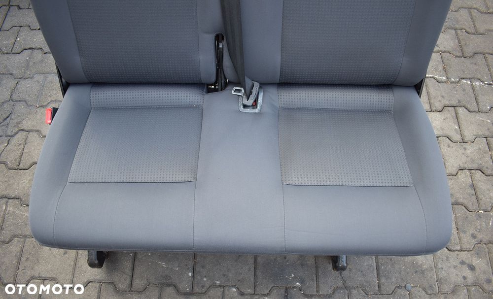 FOTEL KANAPA DWÓJKA 2 RZĄD SKŁADANY - VW TRANSPORTER T5 LIFT FL CARAVELLE - 2